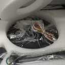 Black Ceiling Fans with Lights and Remote, 72 Inch Indoor/Outdoor Large Modern Ceiling Fan for Living Room Kitchen, Dimmable, 6 Speed Reversible DC Motor, Dual Finish