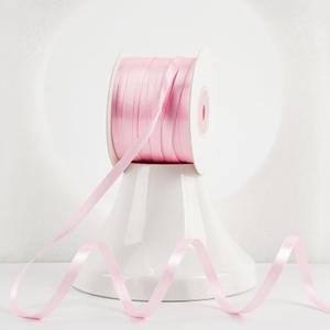 MEEDEE Pink Ribbon 1/4 Inch Lux Double Faced Satin 100 Yards Spool Light Pink Satin Ribbon for Crafts, Gift Wrapping, Ornaments, Holiday Decorating, Hair Bow, Wedding, Birthday, Party Supplies