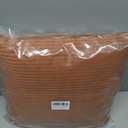 Round Corduroy Pillow Heaboard Decorative Throw Pillows with Insert for Sitting Up in Bed Backrest Body Support Sofa Daybed Dorm Bedroom (18''*18'', Fall Orange)