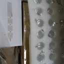 Siljoy 6-Light Modern Crystal Chandelier Rectangular Gold K9 Crystal Raindrop Chandelier for Dining Room, Luxury Adjustable Ceiling Pendant Light for Living Room Kitchen Island L31.5'' x W10'' x H10'' (Hanging Style)