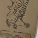 newyoo GlideTow TR18M Travel Stroller, Compact & Lightweight Baby Stroller with Reclining Lay Flat Seat, Luggage Handle & Cup Holder, One-Hand Quick Fold, Gray