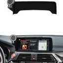 PZK Car Phone Holder for BMW X3 2018-2021/ BMW X4 2019-2021 Accessories 10.25/10.3-Inch Screen Fixed Clip Magnetic 15W Fast Wireless Charging Car Phone Mount with Sunglasses Storage Box 360 Rotation