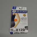 Truform Lymphedema Compression Arm Sleeve, 20-30 mmHg Post Mastectomy Support, Dot Top Grip Band, Black, Small