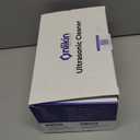 35W Ultrasonic Jewelry Cleaner, 45KHz Retainer Cleaner for Jewelry, 5 Timer & 3 Power Modes, Eyeglasses, Rings, Watch Strap, Dentures - 20oz, 304 Stainless Steel Tank, Quiet <38dB (White)