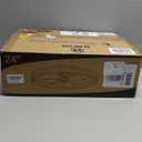 ZMISHIBO 24 Inch Ceiling Fans with Lights and Remote, Modern Low Profile Ceiling Fan, 3000-6000K Dimmable Flush Mount LED Fan Light, 6 Wind Speeds, Fandelier Ceiling Fans for Bedroom- Black