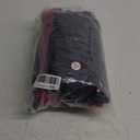 3 Pack Plus Size Pants for Women Wide Leg Casual Pant Drawstring Stretchy Waist Trousers with Pockets (X-Large, Fuchsia, Navy Blue, Black)