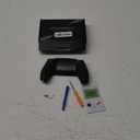 eXtremeRate Black Performance Rubberized Grip Custom Back Plate Bottom Shell Compatible with ps5 Controller, Replacement Back Shell Cover Compatible with ps5 Controller