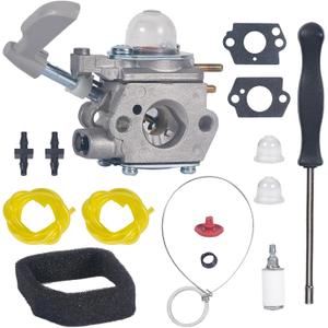 308054114 Carburetor Carb for Homelite 308054075 fits 26B Leaf Blower UT09526 with Air Filter Gaskets Fuel Line Kit