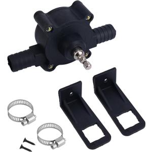 Hand Drill Water Transfer Pump, Mini Electric Fluid Transfer Pump for Gasoline Oil Diesel & Liquids Portable Self-Priming Quick Pumping for Home Garage Farm