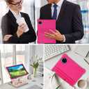 ATOOZ for DOOGEE Tab A9 Pro+ Case 11 Inch 2025,Soft Silicone Kids Case for DOOGEE Tab A9+ Plus Tablet with Stand (Black)