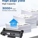 TN830XL Toner Cartridges Replacement for Brother TN830XL TN830 TN830 XL Toner Work for Brother HL-L2460DW DCP-L2640DW HL-L2480DW HL-L2400D HL-L2405W MFC-L2820DW Printer 2PK (High Yield)