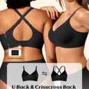LetsJoli Jelly Bras for Women 2026 No Underwire Wireless Tshirt Bra Push Up Seamless Bralettes w Support (Black, XL)