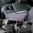 JOYTUTUS Center Console Cover Compatible with 2019-2026 Ram 1500 New Model Jump Seat Console, Leather Arm Rest Armrest Cover for Car, Durable Middle Console Cover, Car Arm Rest Cover Replacement