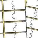 Jigsaw 26 Pieces Puzzle Pizza Design + 30 Pieces Puzzle Burger + Coloring And Activity Roll