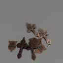 4 Sets of Saint Michael Centerpiece and Pardon Crucifix for DIY Making Rosary (Anti-Copper)