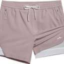 Maamgic Men's Athletic Running Shorts with Liner Ultra Lightweight Workout Shorts 5"/ 7"
