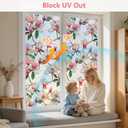 NINETREX Window Privacy Film, Stained Glass Static Clings, 35.4"x157.4"