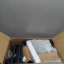 Casaottima Nightstand Set of 2 with Charger Station  USB Ports & Outlet, Bed SideTable with LED Lights, End Table with Fabric Drawers and Open Shelf, Bedside Table Night Stand for Bedroom, Black