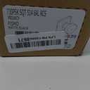 Kwikset Pismo Interior Privacy Door Knob with Lock, Door Handle For Bathroom and Bedroom, Matte Black Keyless Turn Lock Doorknob, with Microban Protection (1 Pack)