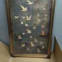 Vintage Gold Framed Wall Art Flying Bird Pictures Wall Decor 16x24 Inch, Birds