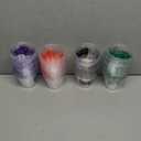 Dandat 80 Pcs Disposable Halloween Cups Plastic Clear Cups Halloween Party Happy Supplies for Liquor Coffee Juice Soda Beer Beverage (Classic Style,9 oz)