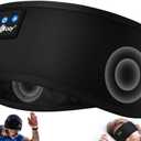 MUSICOZY Sleep Headphones Bluetooth 5.4 Headband, Sports Wireless Earphones Sweat Resistant Earbuds Sleeping Headphone with Ultra-Thin HD Stereo Speaker for Workout Running Cool Gadgets Unique Gifts