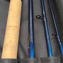 St. Croix Rods Triumph Travel Spinning Rod, TSR Travel, Expertly Crafted, Premium Quality Spinning Rod (6'6" Medium/Fast 4 Pc., Deep Run Blue)