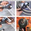 Ratcheting Tubing Cutter, Tubing Cutter 1/4" To 7/8", 2 in 1 Close Quarters Tube Compact Cutter, Ratcheting Pvc Cutter for Cutting Pvc, Ppr, And Plastic Hoses, Ratcheting Tube Cutter (1/4" to 7/8")