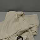 LAMIT Beige Linen Curtains for Living Room 2 Panels Set, 84 Inch Linen Textured Light Filtering Drapes Bronze Grommet Boho Panels for Farmhouse/Bedroom/Porch, 38 x 84 Inch