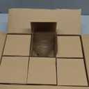 Kingrol 6 Pack Stemless Martini Glasses, Cocktail Glasses, 8 oz Glass Dessert Bowls, Mini Trifle Bowls, Perfect Glassware for Home Bar, Restaurant, Party