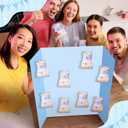 VioraWhite 60 Pcs Funny Baby Shower Diaper Games Activities Kits Without Board Hilarious Gender Reveal Diaper Games Prizes Accessories for Boys Girls Women Men(Blue)