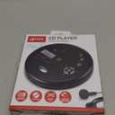 GPX PC332B Portable CD Player with Anti-Skip Protection, FM Radio and Stereo Earbuds - Black