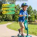 Gotrax KS3 Kids Kick Scooter, LED Lighted Wheels, Adjustable Height Handlebars and Removable Seat, Lean-to-Steer & Widen Anti-Slip Deck, 3 Wheel Scooter for Kids Ages 2-8 and up to 110 Lbs