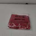 Yajedo Women's Reto Bodycon Midi Dresses 3/4 Sleeve Church Wear to Work Business Pencil Dress (Medium, Red)