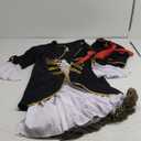 fun shack Pirate Costume Women's Deluxe Buccaneer Outfit with Corset Jacket, Dress, Hat XL