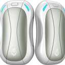 2 Pack Hand Warmers Rechargeable 6000mAh,FANDLISS Electric Hot Hands Hand Warmers,Quick Heating Pocket Heater Reusable Hand Warmer for Outdoor/Camping/Skiing, for Men/Women