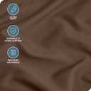 Bare Home Microfiber Pillow Cases - Standard Size Set of 2 - Cooling Pillowcases - Double Brushed - Cocoa Pillowcases 2 Pack - Easy Care (Standard Pillowcase Set of 2, Cocoa)