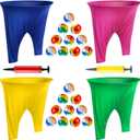 Granny Pants Yard Game Sets,4PCS Granny Pants Family Party Outdoor Games with Bouncy Balls for Adults and Kids,The Family Reunion Ultimate Backyard Party Games