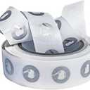 100pcs NFC Stickers NTAG213 Tags 13.56MHz 144 Bytes Memory Stickers Tag Blank Rewritable Tag, Compatible with NFC Enabled Devices (Round-100pcs)