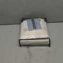 100% Blackout Shield Linen Blackout Curtains for Bedroom 84 Inches Long, Back Tab/Rod Pocket Living Room Drapes, Thermal Insulated Blackout Curtains 2 Panels Set, 50" W x 84" L, Bright White