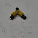 Beduan 3 Way Shut Off Ball Valve, 1/2" Hose Barb 2 Switch Brass Y Shaped Valve for Air Water Fuel Gas