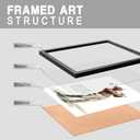 Funny Highland Cow Wall Art Motivational Wall Decor 8x10 Inches, Framed Inspirational Quotes Sports Poster Prints Animal Canvas Pictures for Golf Decor Living Room Office Art