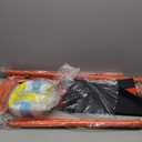 Zdgao 4x7ft Rebounder Net - Volleyball, Baseball Skills Trainer with Bungee Cords, Carry Bag and Neon Target, 5 Adjustable Angles