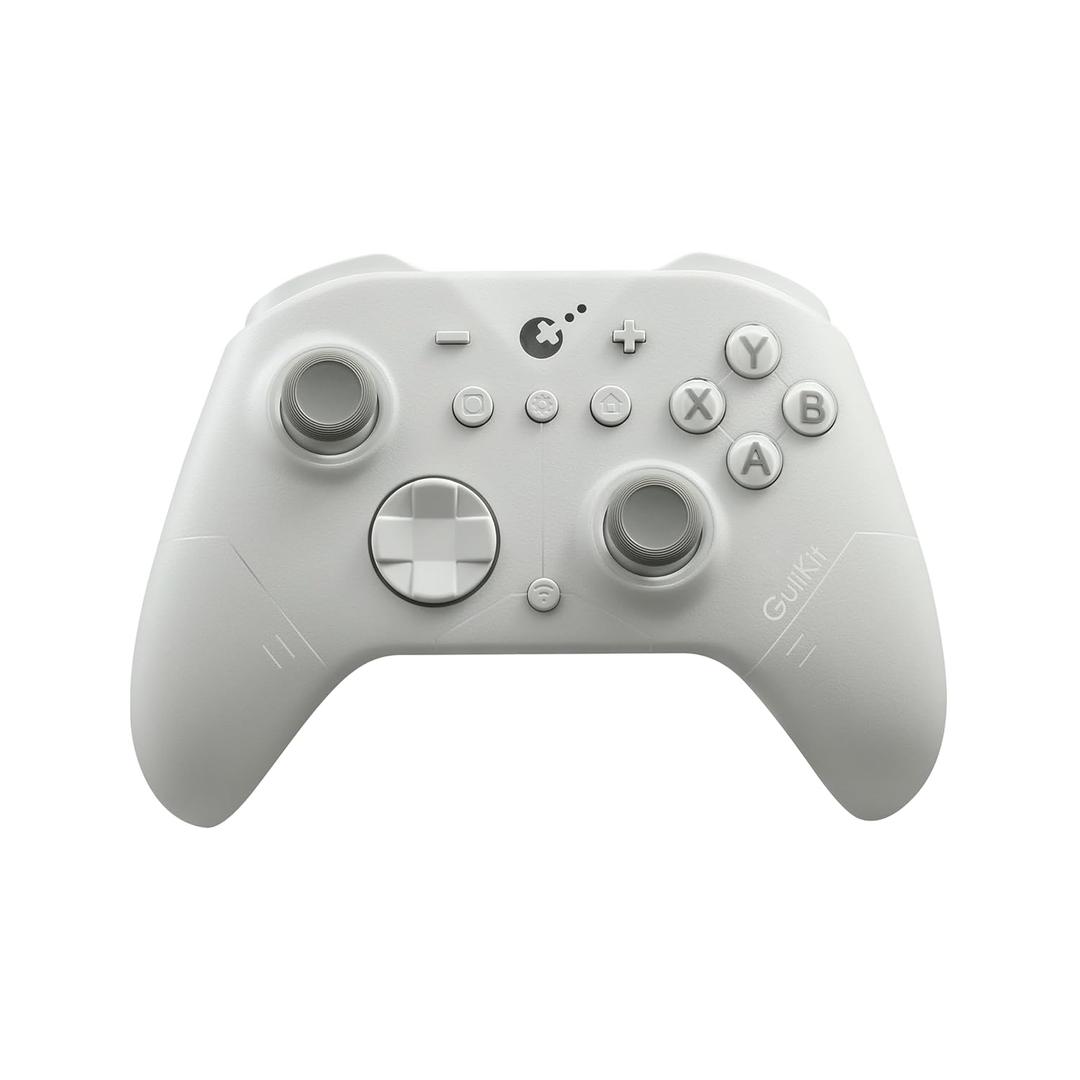 GuliKit ES Fastest Wireless E-sports Game Controller with Lowest Wireless Latency 3.25ms, 2200-level Anti-Drift Magnetic Hall Effect Joysticks, Compatible with Windows/Switch/Android/Switch 2 Wake-up