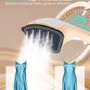 Professional 3-in-1 Garment Steamer & Iron, 1500W with Leak-Proof Tech, 30s Heat-Up, Large 330ml Tank, Includes Heat-Resistant Glove & Brush (For Home & Closet, 120V)