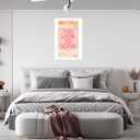 Liyark You Look So Good Pink And Orange Posters Trendy Retro Preppy Canvas Wall Art Funky Inspirational Positive Room Aesthetic Print Painting Maximalist Dorm Wall Decor 16x24in Unframed