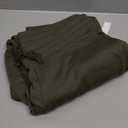 Amazon Essentials Women's Straight Leg Sweatpants with Drawstring for Women, Fleece - (Large, Olive)