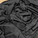 10 Pack Black Round Spandex Tablecloths for 60 inch Table, 120 Inch Spandex Fitted Tablecloths, Wrinkle Free Washable Polyester Tablecloth for Wedding, Party, Birthday, Home Decoration