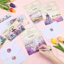 Eersida 240 Sets Religious Easter Cards Bulk with Envelopes Bible Verse He Is Risen for Spring Celebrations 4 x 6'' Jesus Inspiring Bible Message Easter Cards with White Envelopes and Stickers
