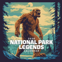 2026 National Parks Legends (12x12) Wall Calendar